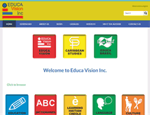 Tablet Screenshot of educavision.com